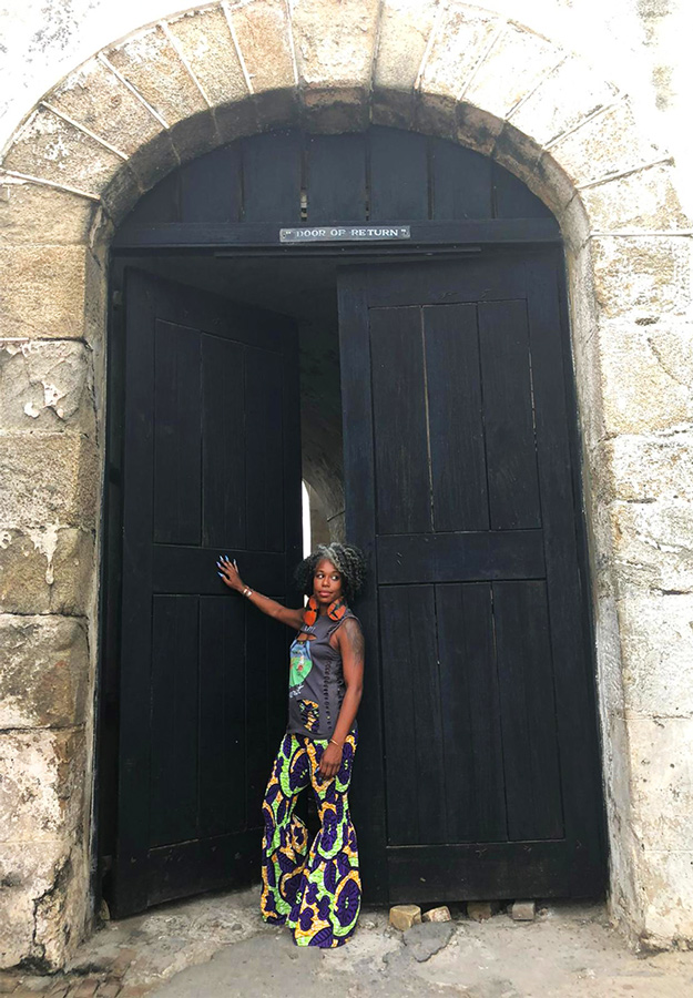 The door of no return at Cape Coast Slave dungeon